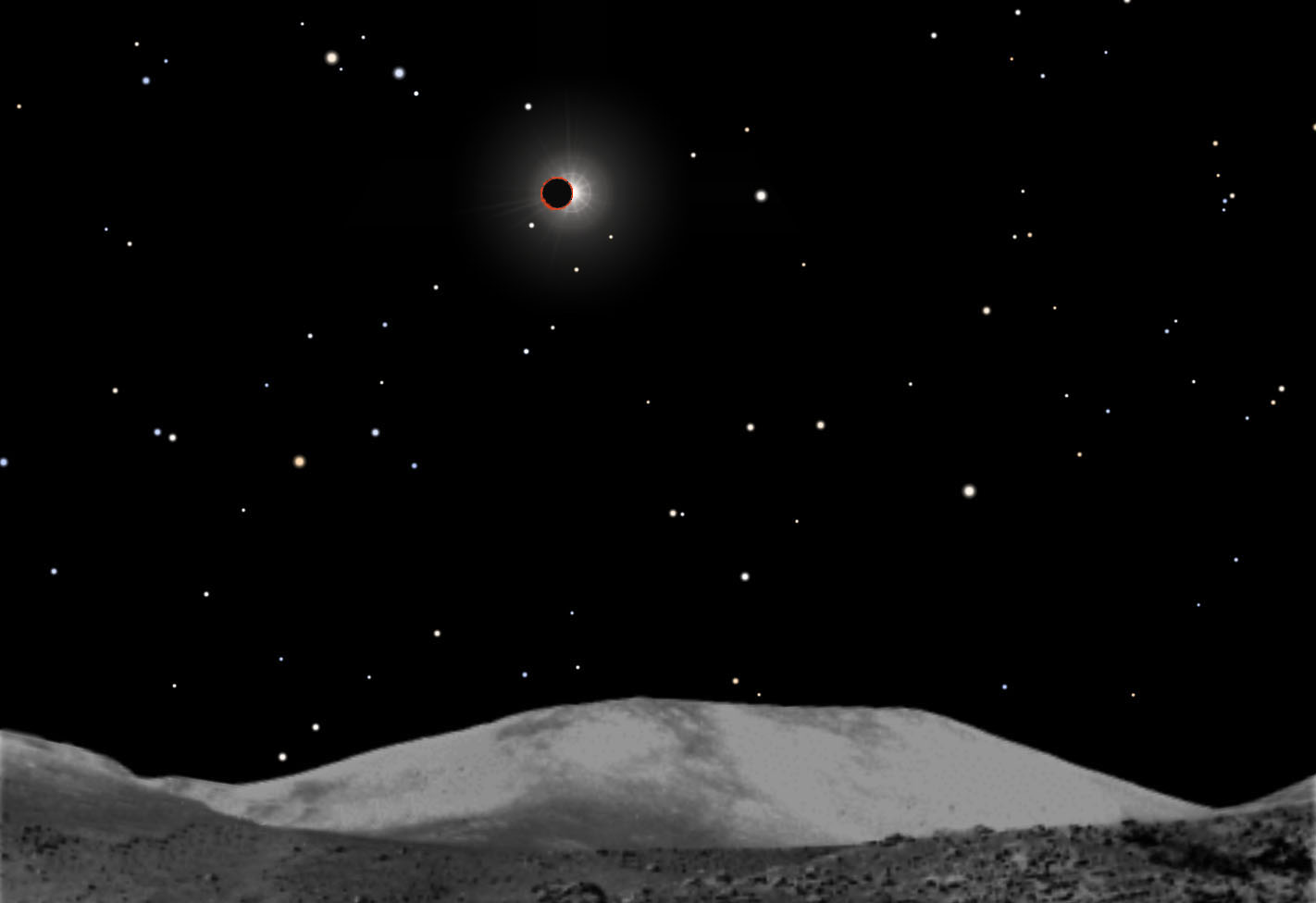 Earth from moon April 15 eclipse no anno