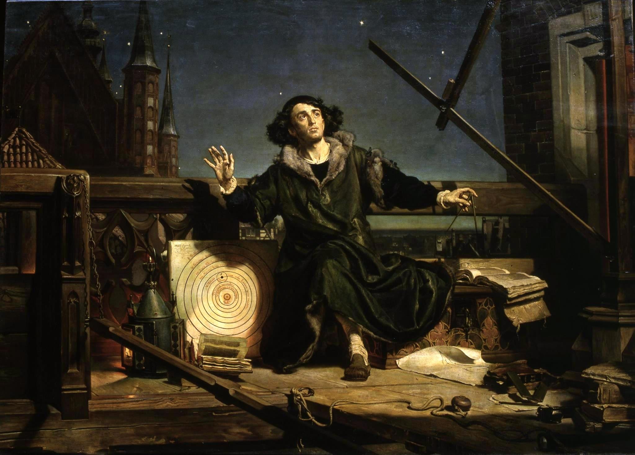 Jan Matejko Astronomer Copernicus Conversation with God