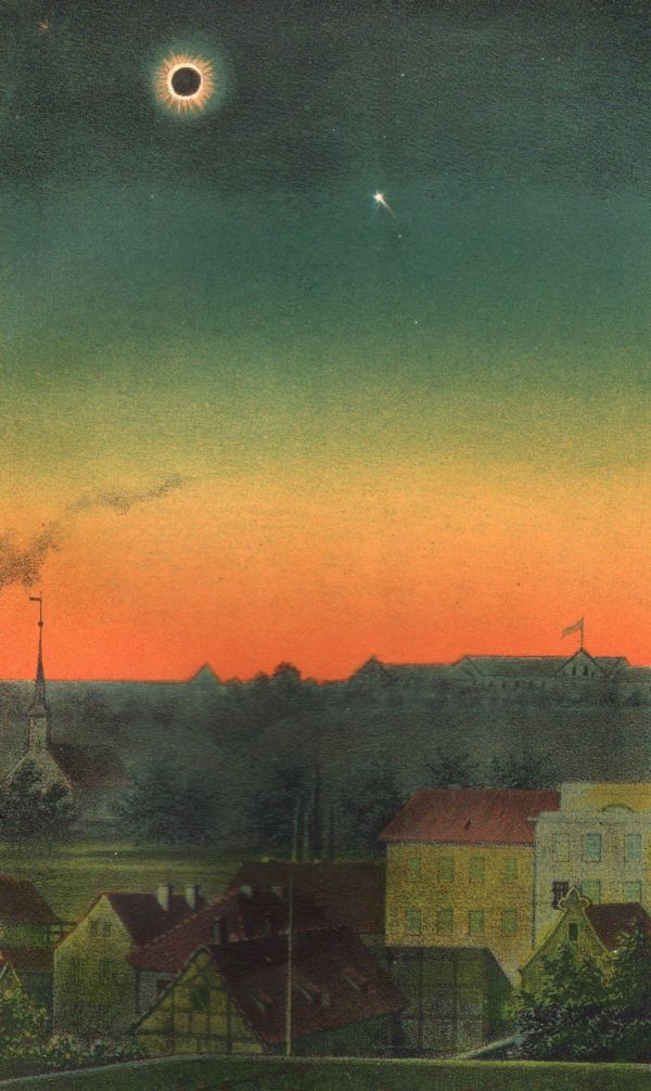 Zaćmienie Słońca Gdańsk 1851 07 28